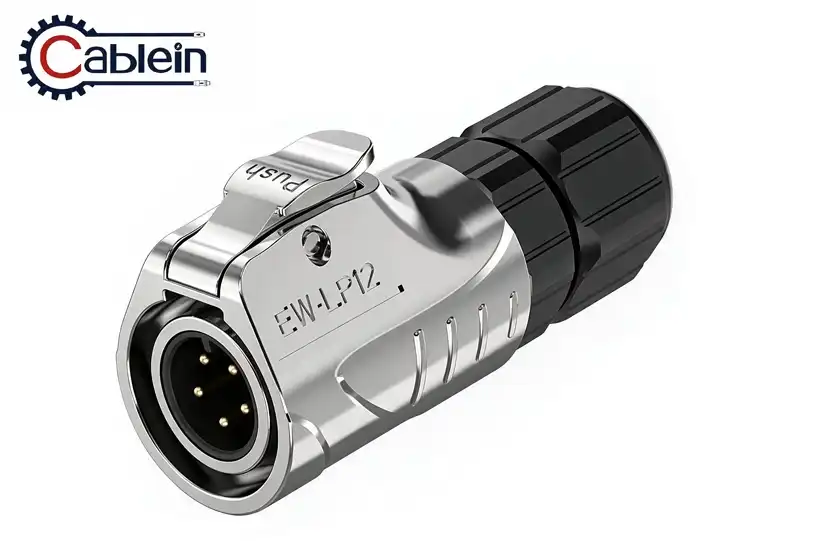 LP12 5-Pin All-Metal Circular Plug